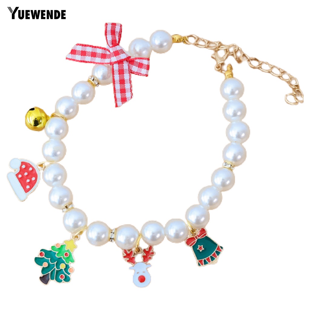 Vòng Cổ Đính Nơ Trang Trí Giáng Sinh Cho Thú Cưng