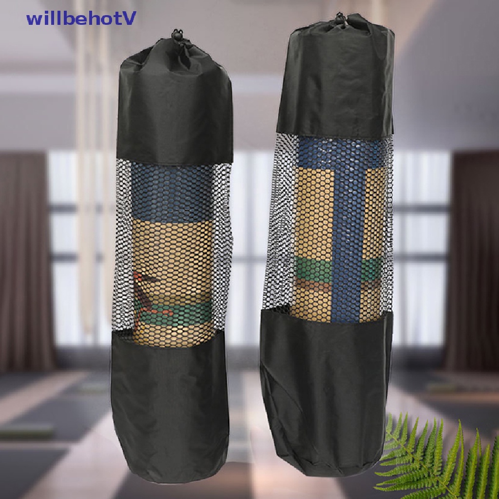 Túi Lưới Đựng Thảm Tập Yoga Bằng Vải Oxford Chống Mòn Tùy Chỉnh Tiện Dụng