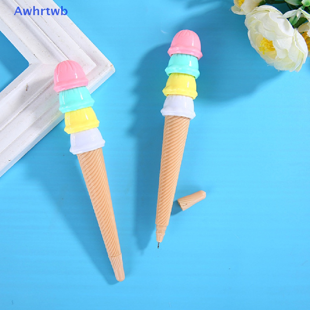 Set 2 Bút Bi Hình Cây Kem Dễ Thương Mới