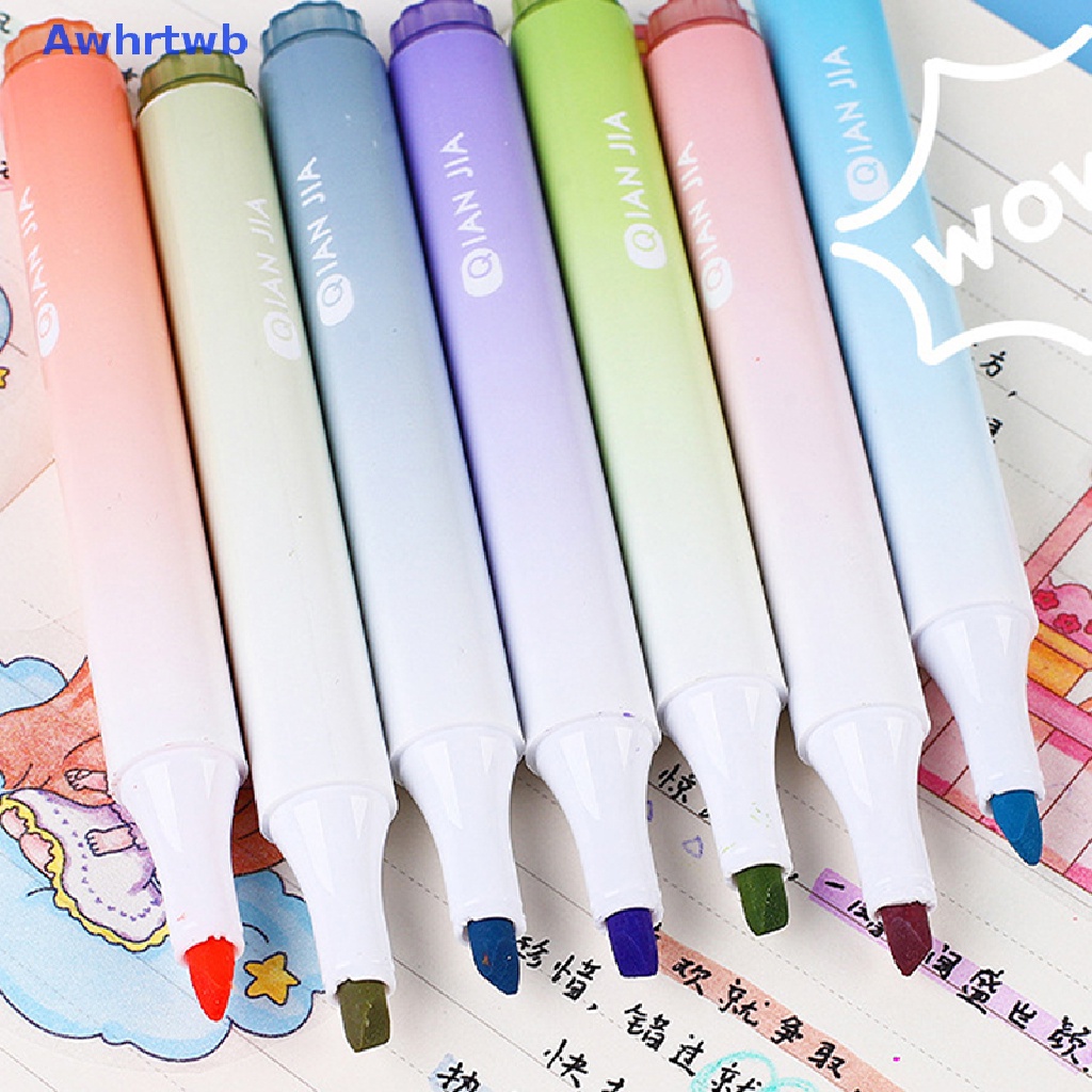 Set 4 Bút Đánh Dấu Sổ Ghi Chú Nhiều Màu Sắc Dễ Thương Cho Học Sinh Mới