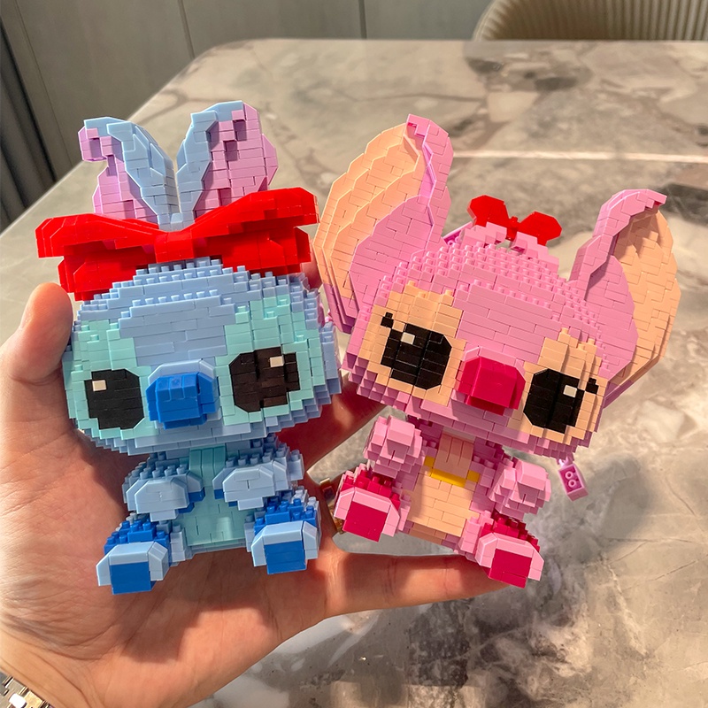 Bộ Đồ Chơi Lắp Ráp Mô Hình Stitch Cho Bé