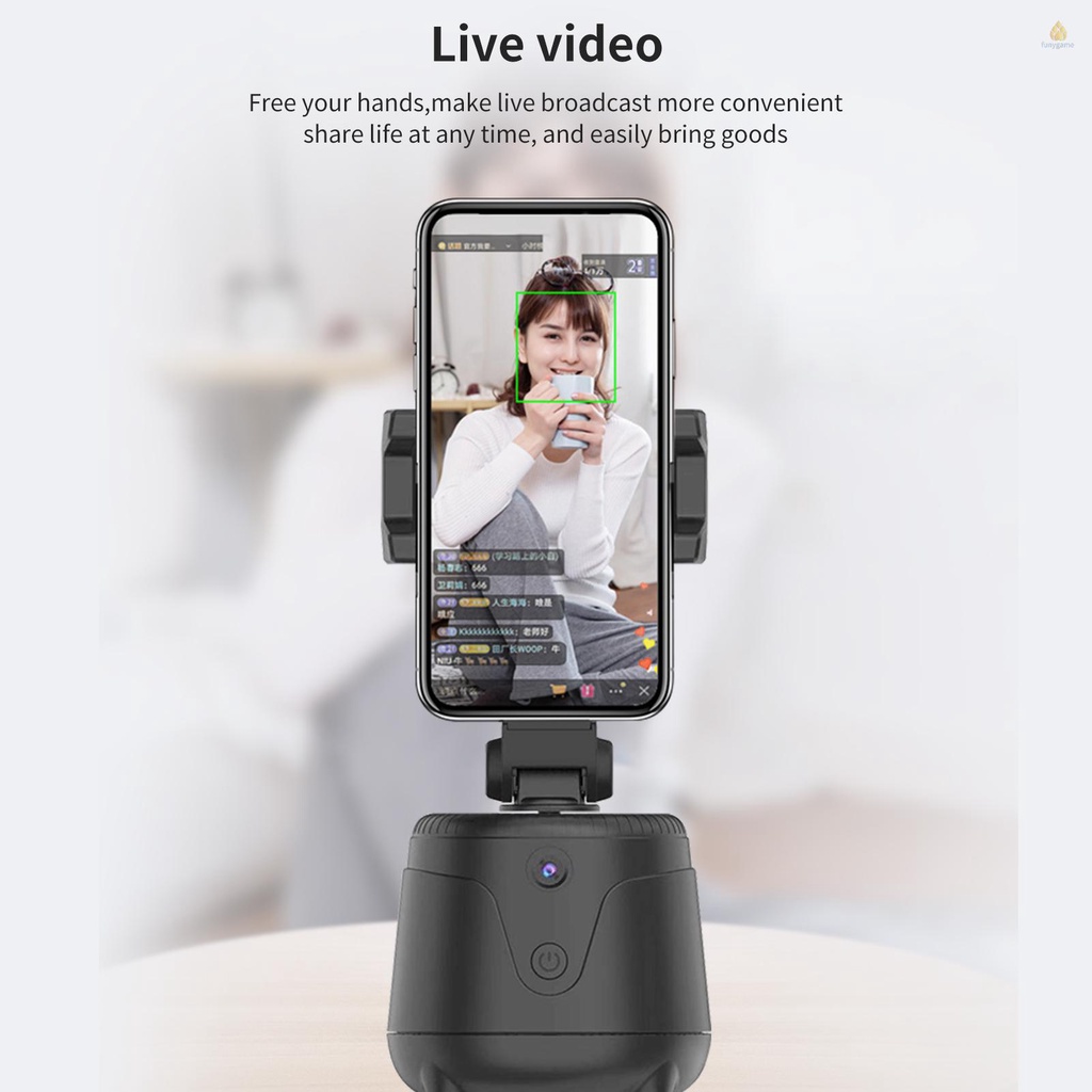 Giá Đỡ Điện Thoại Thông Minh Xoay 360 Độ Tiện Dụng° Giá Đỡ Ba Chân Xoay Tự Động Gắn Điện Thoại / Máy Quay Video / Phát Trực Tuyến Đa Ứng Dụng