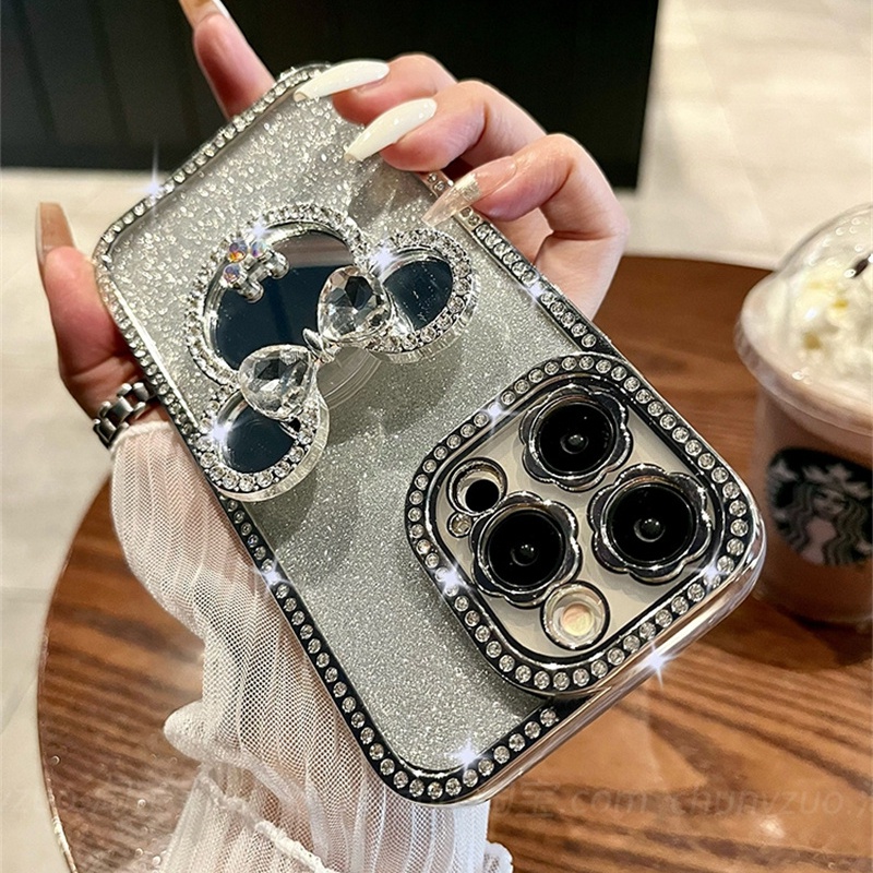 Ốp Lưng TPU TráNg Gương ChốNg Rơi Cho iPhone 11 13 pro max 14 pro max 12 pro max 14 plus 11promax