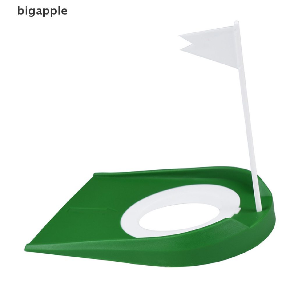 Bigapple Gậy Huấn Luyện Chơi Golf Có Lỗ Cờ Tông Xanh Lá Cây RDG