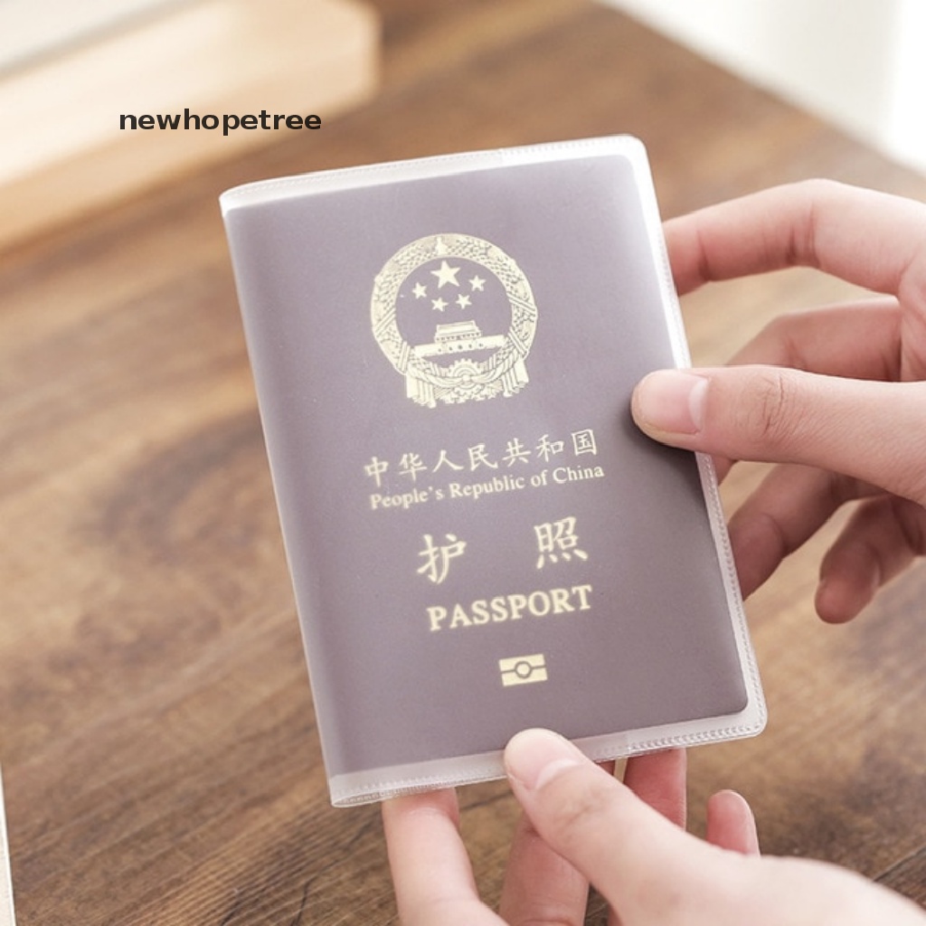 1 Vỏ Bọc Hộ Chiếu Bằng Nhựa PVC Chống Thấm Nước