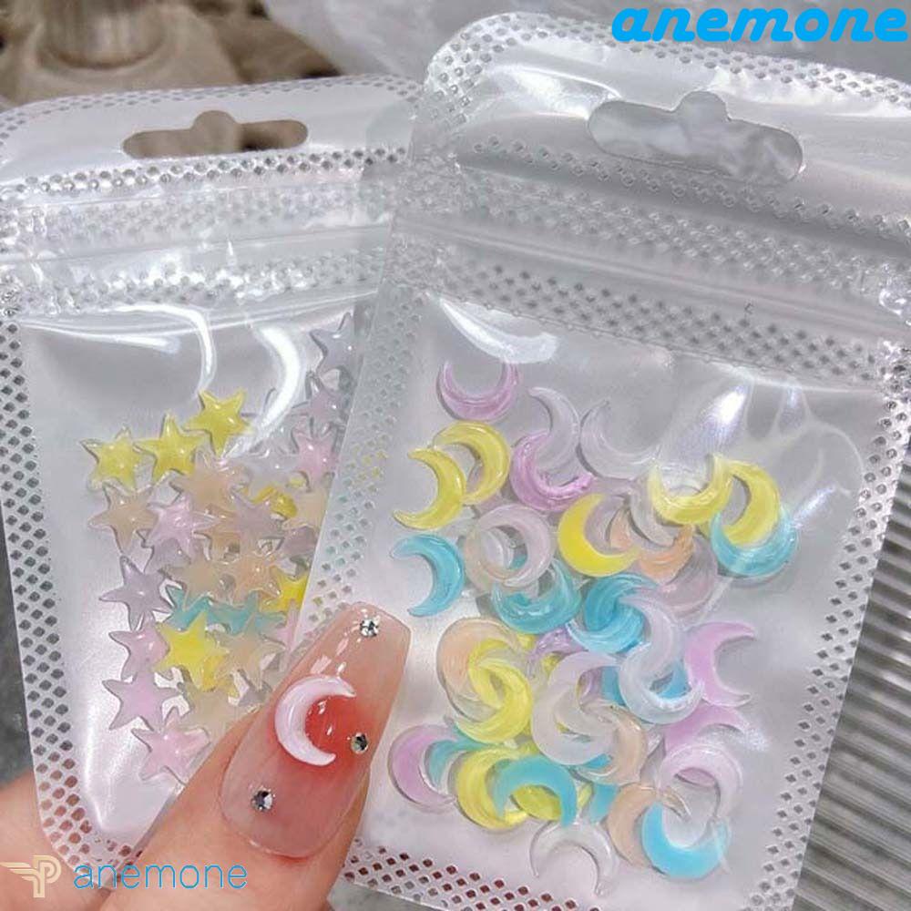 Phụ Kiện Trang Trí Móng Tay Hình Ngôi Sao Bằng Nhựa Resin Dành Cho Nữ