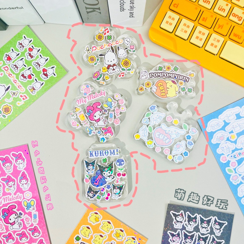 Sticker Họa Tiết Hoạt Hình Sanrio Dễ Thương Bắt Mắt TZ031