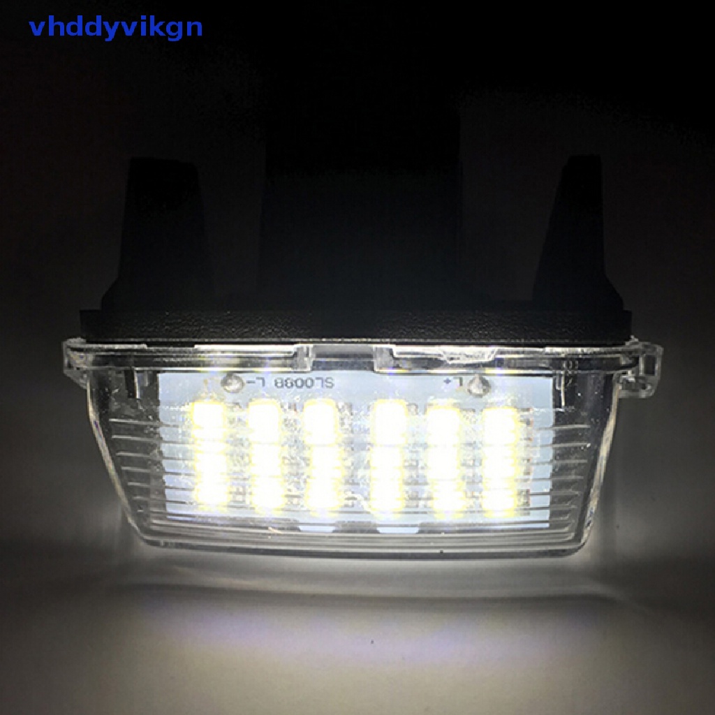 Bộ 2 Đèn LED Ánh Sáng Trắng Gắn Biển Số Xe Hơi Toyota Camry Yaris Vios Avensis