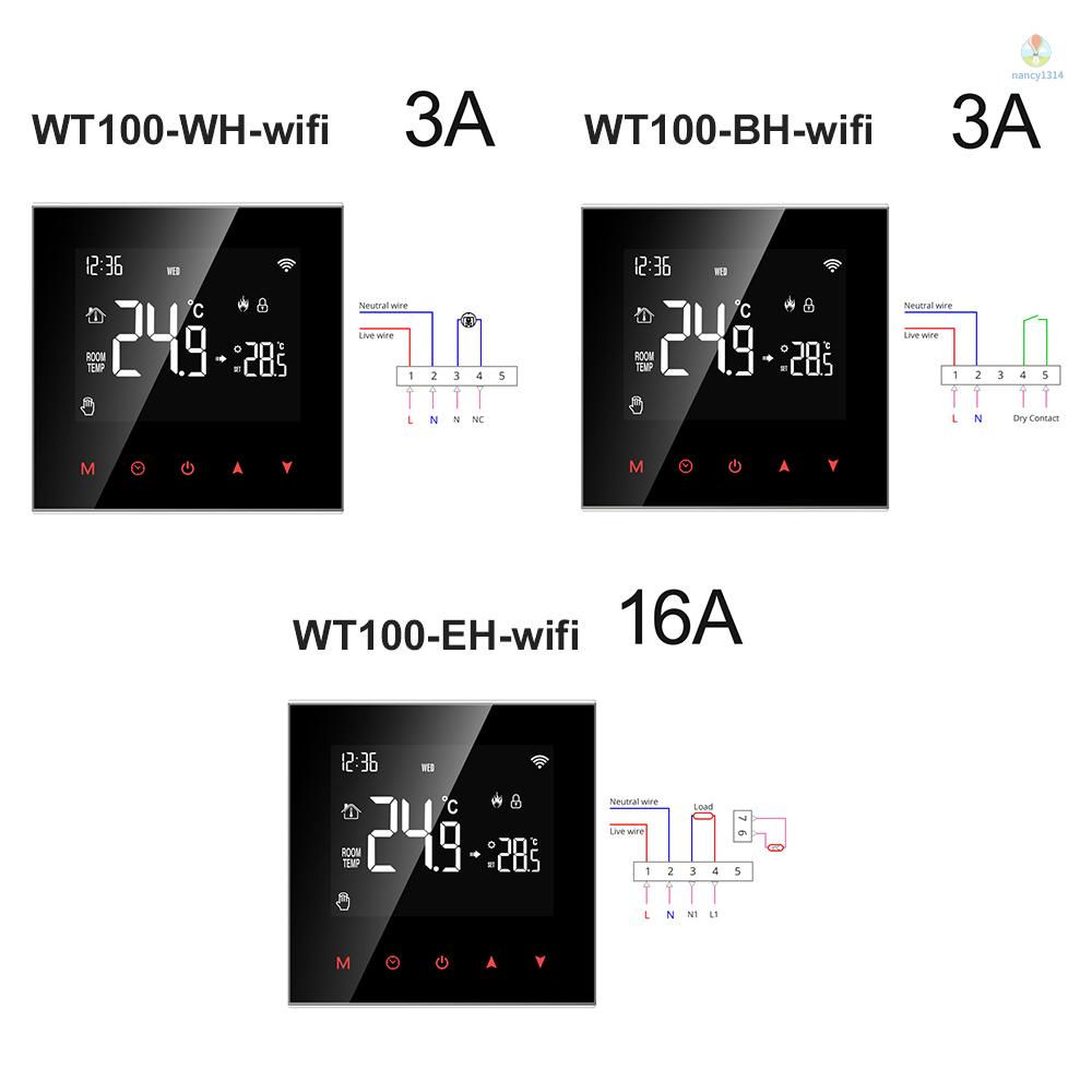 Thiết Bị Điều Khiển Nhiệt Độ Kết Nối WIFI Chuyên Dụng Cho Điện Thoại Thông Minh Yandex Alice Amazon Alexa Và Google