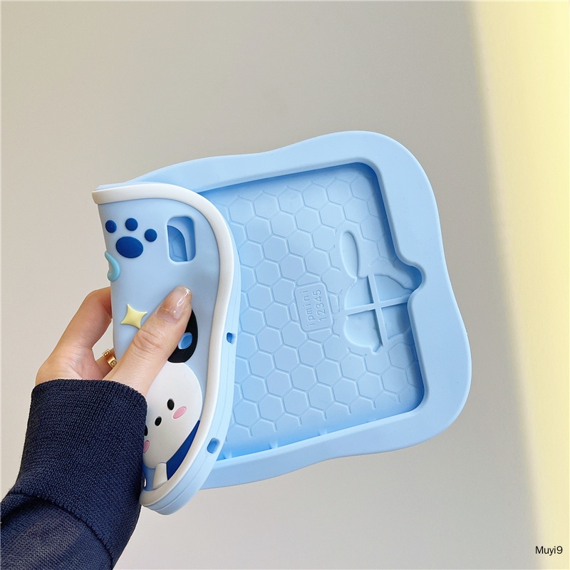 Ốp Máy Tính Bảng Silica Gel Kiểu Hoạt Hình 3D Dễ Thương Cho IPad10.2 2022Ipad10th Mini5 Air1 / 2 Air5 10.9 Pro11 Ipad7th Mini2