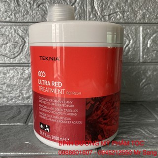 Kem hấp Teknia dưỡng màu cho tóc nhuộm đỏ Lakme Ultra Red Treatment 1000ml  (2026)