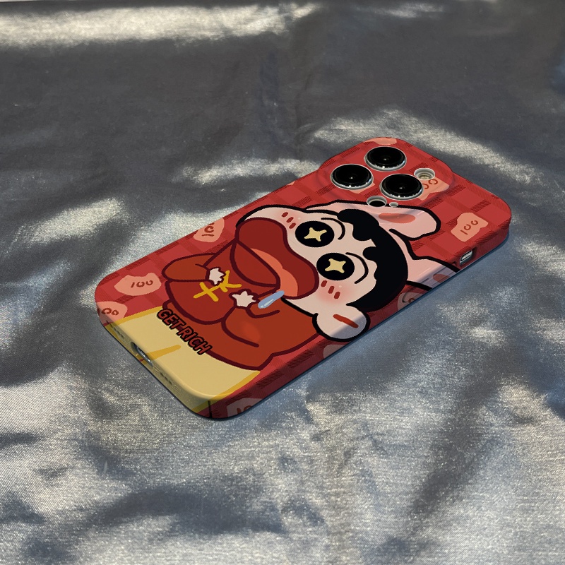 Ốp Điện Thoại Cứng Siêu Mỏng Chống Sốc Hình Cậu Bé Bút Chì 5DVQ Cho Iphone 8p11max 1314Pro7 12