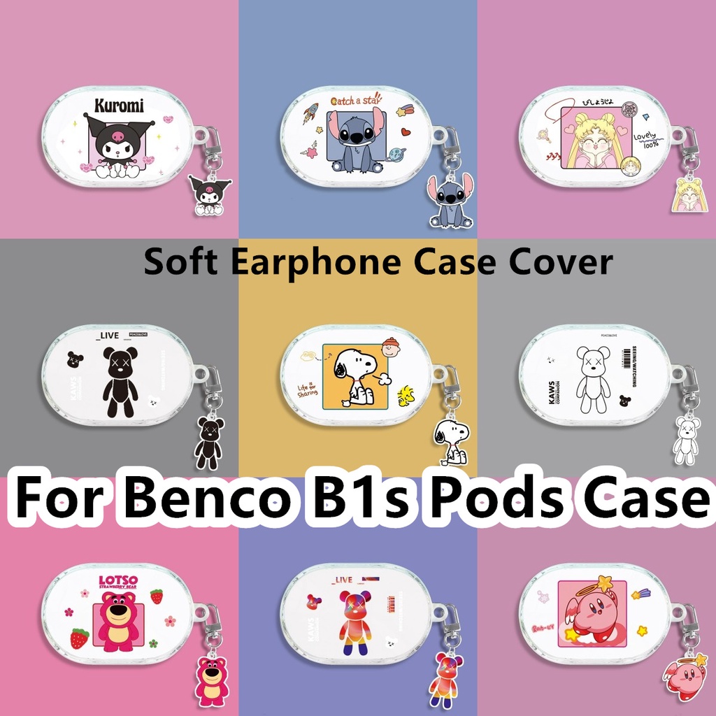 Vỏ Bảo Vệ Hộp Sạc Tai Nghe Benco B1s Pods B1s Họa Tiết Hoạt Hình Dễ Thương