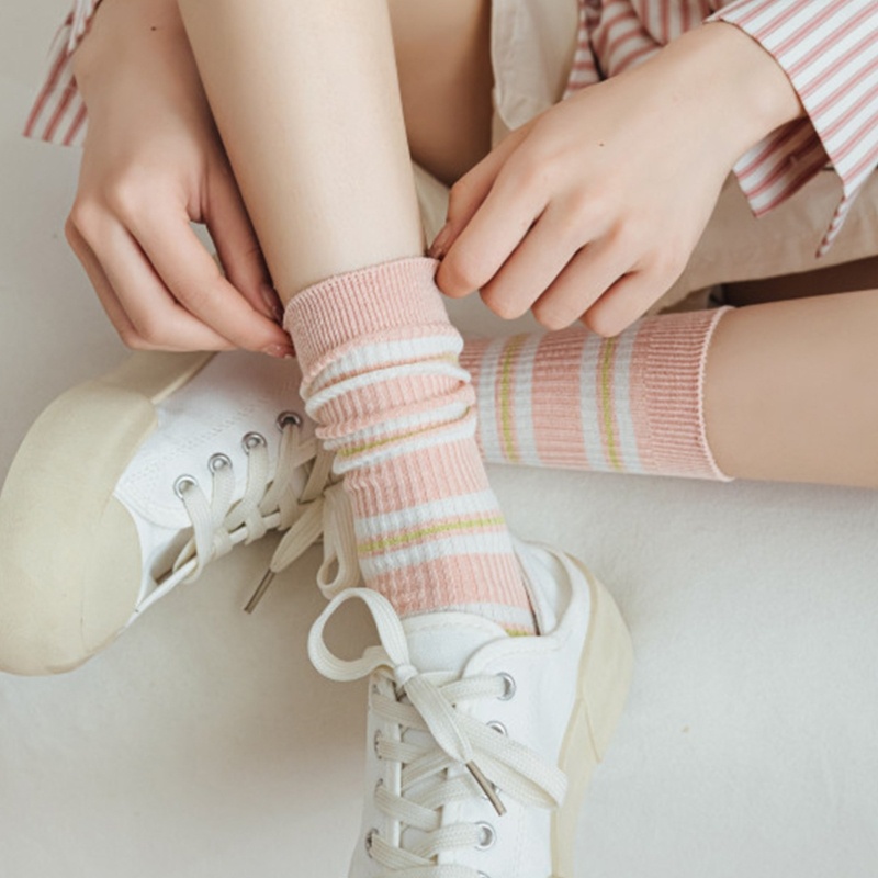 Xixi Tất Cotton Thể Thao Thoáng Khí Thêu Chữ Phong Cách Nhật Bản Dễ Thương Cho Nữ