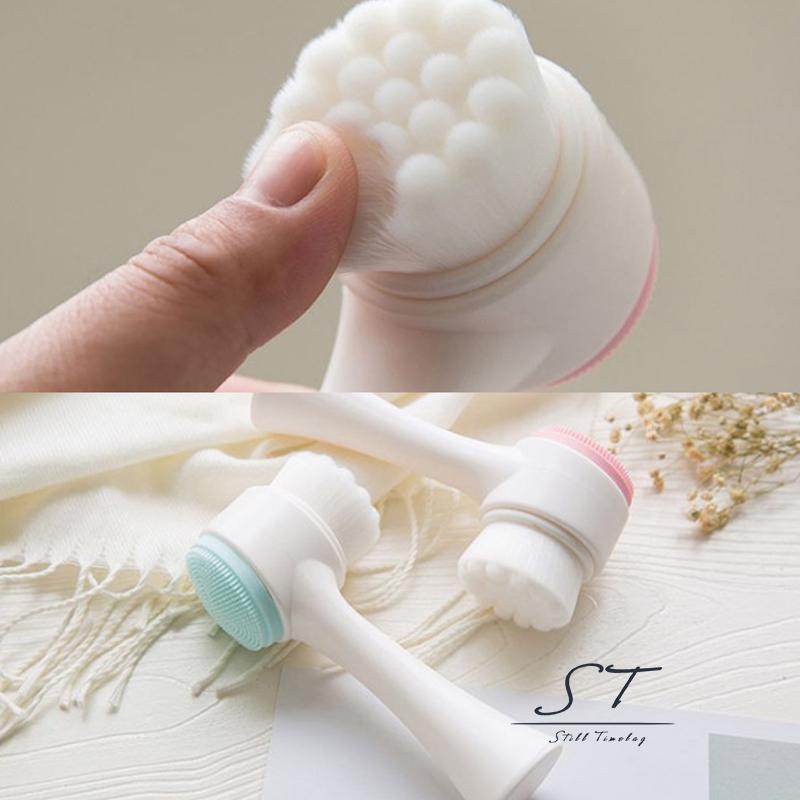 Cọ Rửa Mặt 2 Trong 1 Với Lông Cọ Mềm Mại Chăm Sóc Da CY03