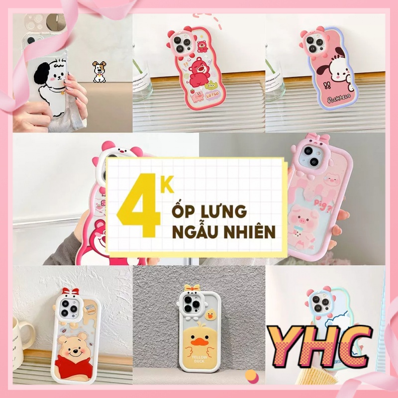 Ốp lưng iphone Vỏ xà phòng TPU dày của nơ tình yêu của cô gái trẻ Cho iPhone 6 / 6S / 6splus / se / 7 / 7plus / 8 / 8plus / X / xs / xsmax / 11 / 12 / 13 / 14 / Plus / pro / pro max-405