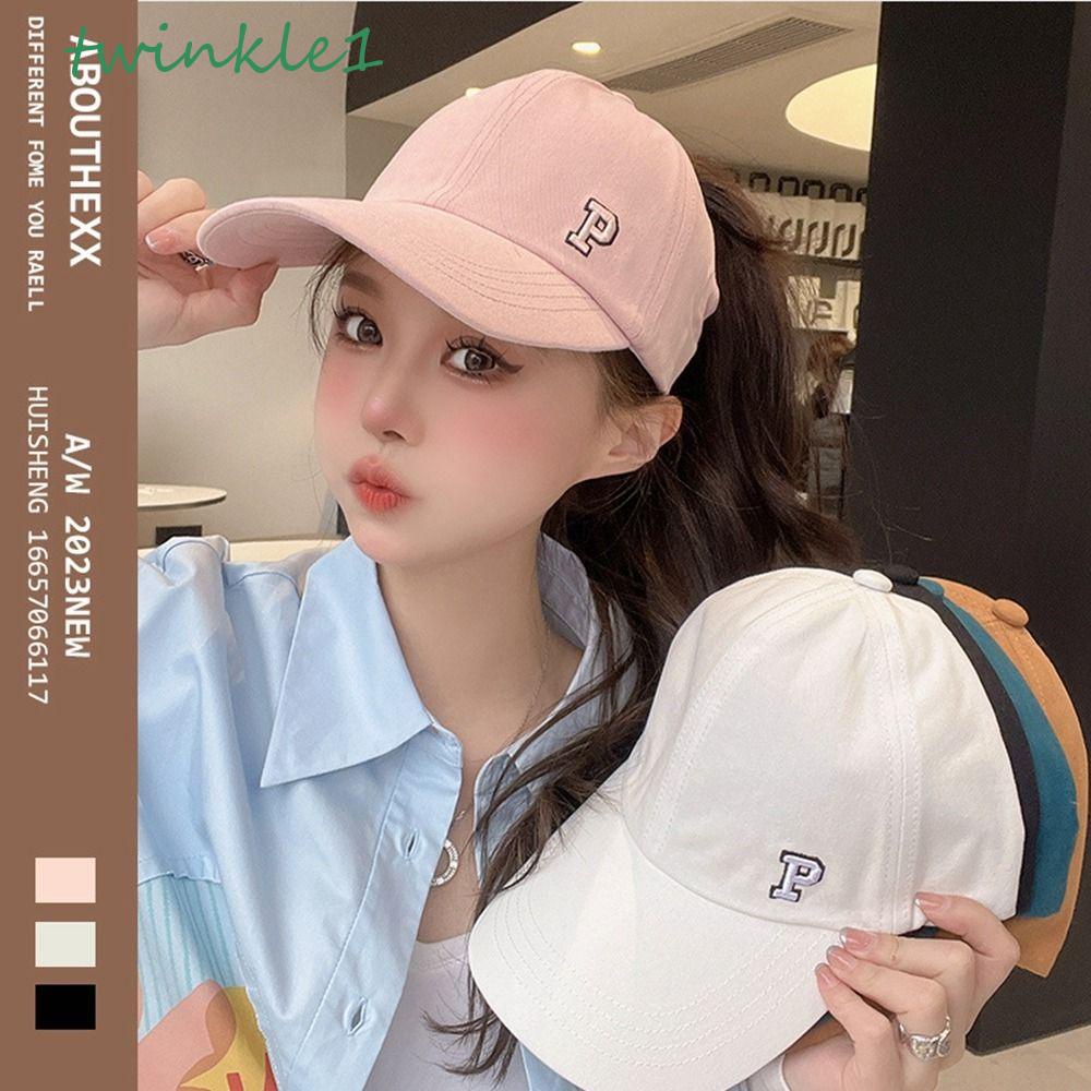 Mũ Lưỡi Trai Cotton Hở Chóp Chống Nắng Phong Cách Hàn Quốc Đơn Giản Cho Nam Và Nữ