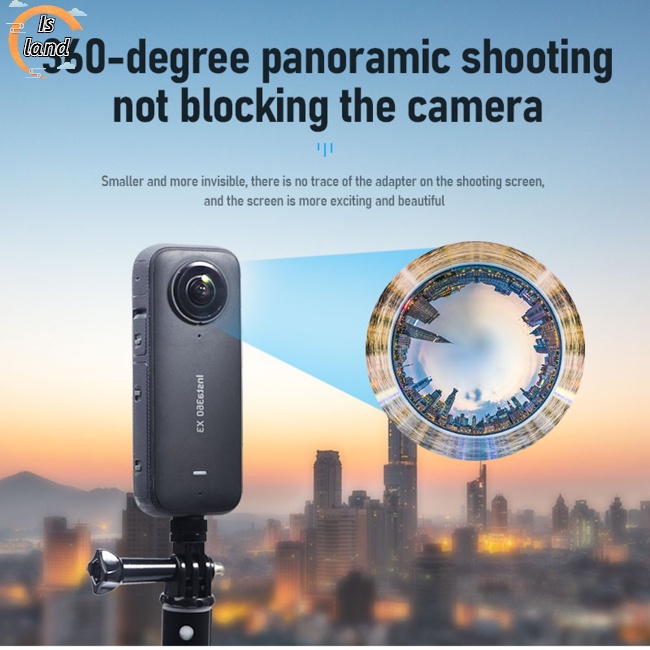 Ốc Vít Chuyển Đổi 1 / 4 Bằng Hợp Kim Nhôm Tương Thích Với Máy Ảnh Hành Động One X3 / x2