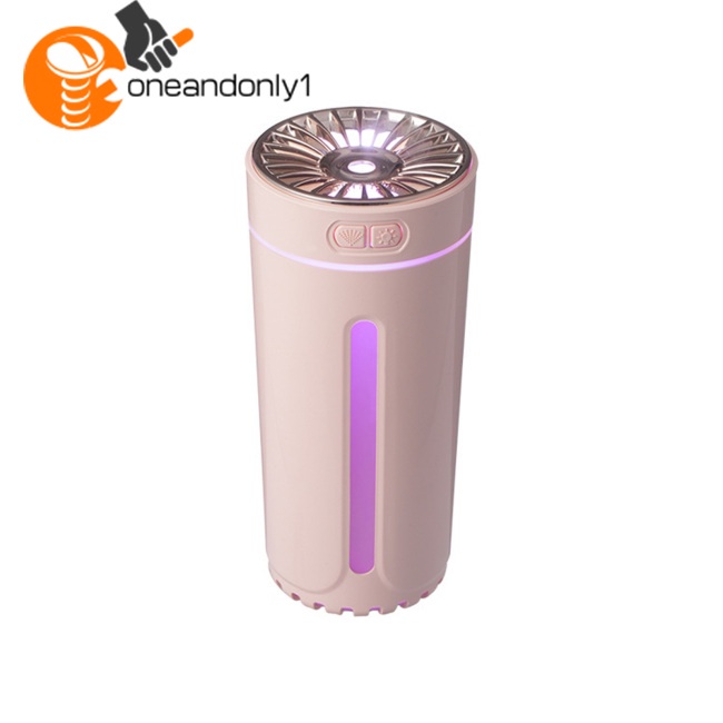 Máy Phun Sương Tạo Độ Ẩm Mini 300ml Tích Hợp Đèn Led Nhiều Màu Kèm Sạc Usb Tiện Dụng Cho Xe Hơi
