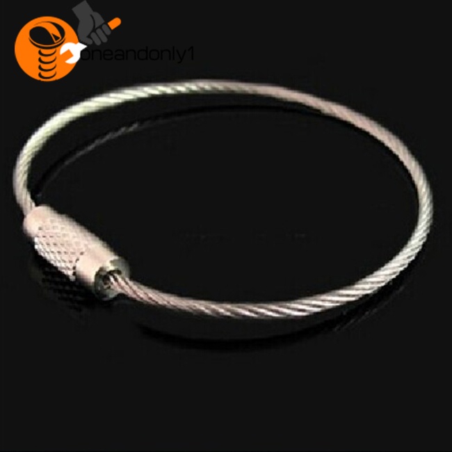 Set 10 Dây Móc Khóa Bằng Thép Không Gỉ Đa Năng Tiện Dụng