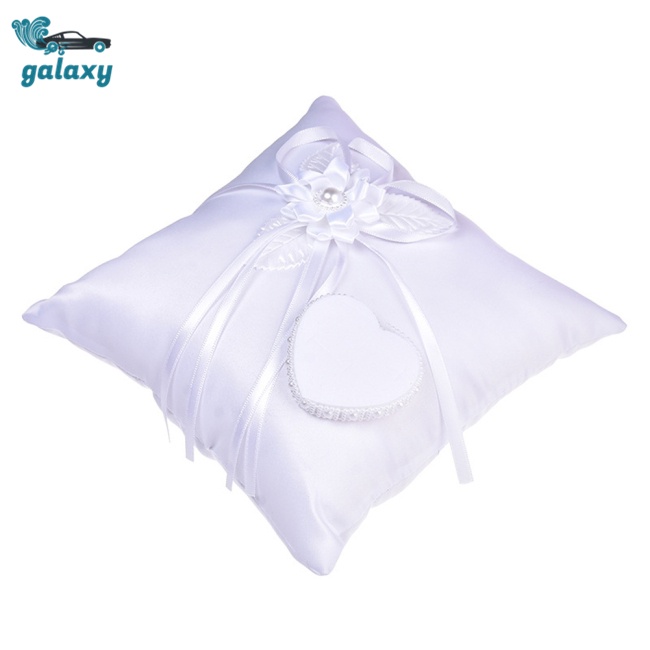 Gối Đệm Để Nhẫn Cưới Cao Cấp galaxy 20cm Có Nơ Lãng Mạn