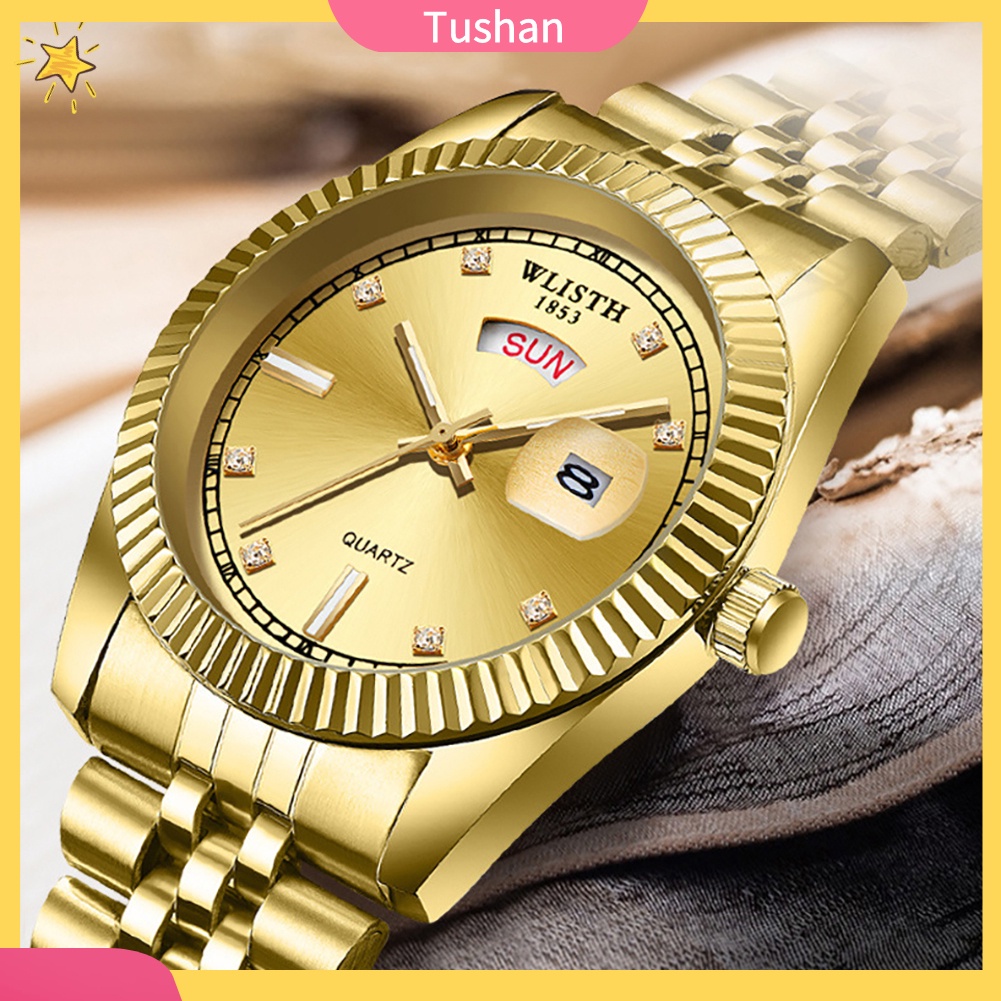 Đồng Hồ Đeo Tay Phong Cách Doanh Nhân Cổ Điển Dành Cho Nam