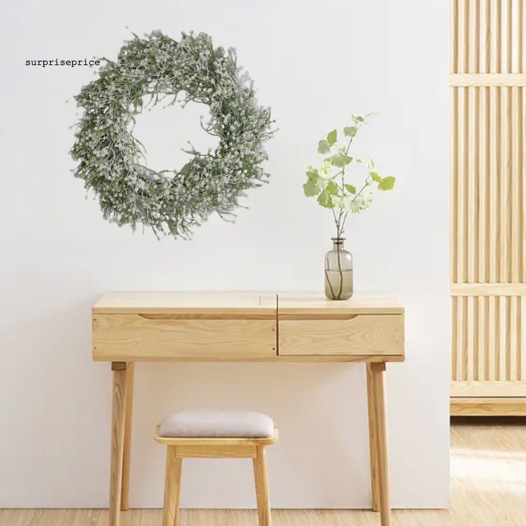 Vòng Hoa Gypsophila Nhân Tạo Màu Sắc Tươi Sáng Lâu Trôi Trang Trí Nhà Cửa