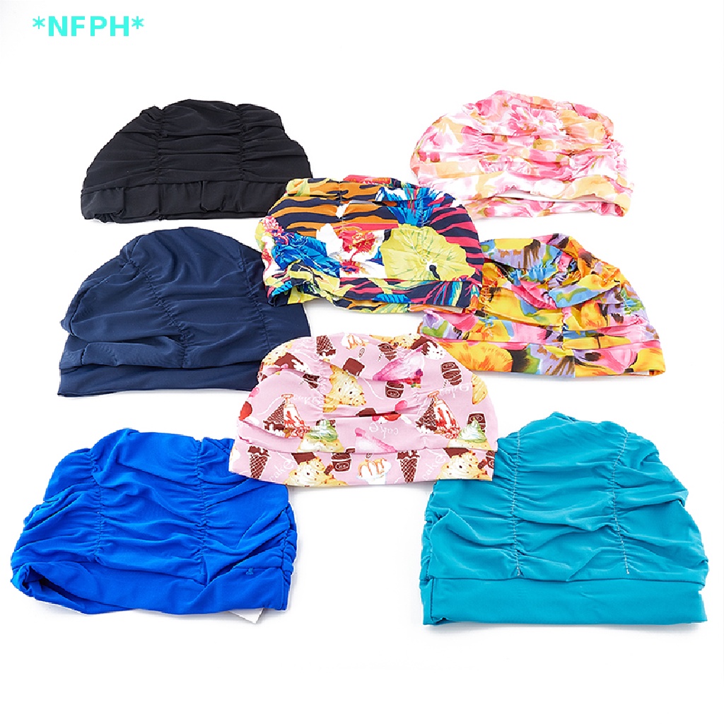 Nfph &gt; Mũ Bơi Co Giãn Kiểu Thể Thao Cho Nữ Mới
