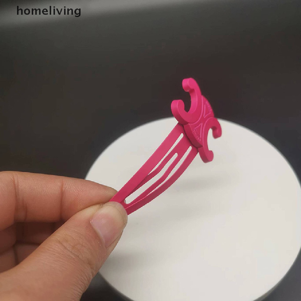 Kẹp Tóc Kim Loại 8cm Màu Vàng Thời Trang Hàn Quốc Cho Nữ