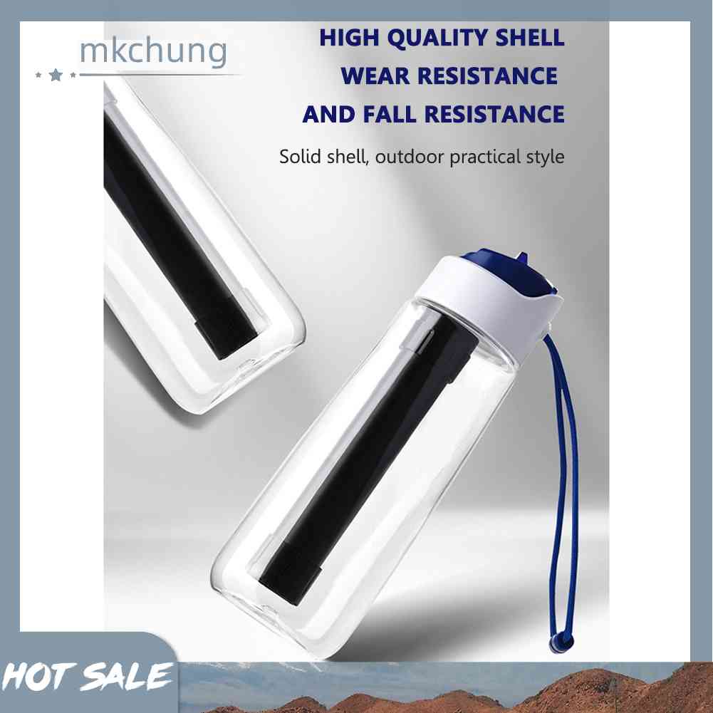 Bình Nước 750ml Kèm Cốc Lọc Tiện Dụng Cho Các Hoạt Động Ngoài Trời