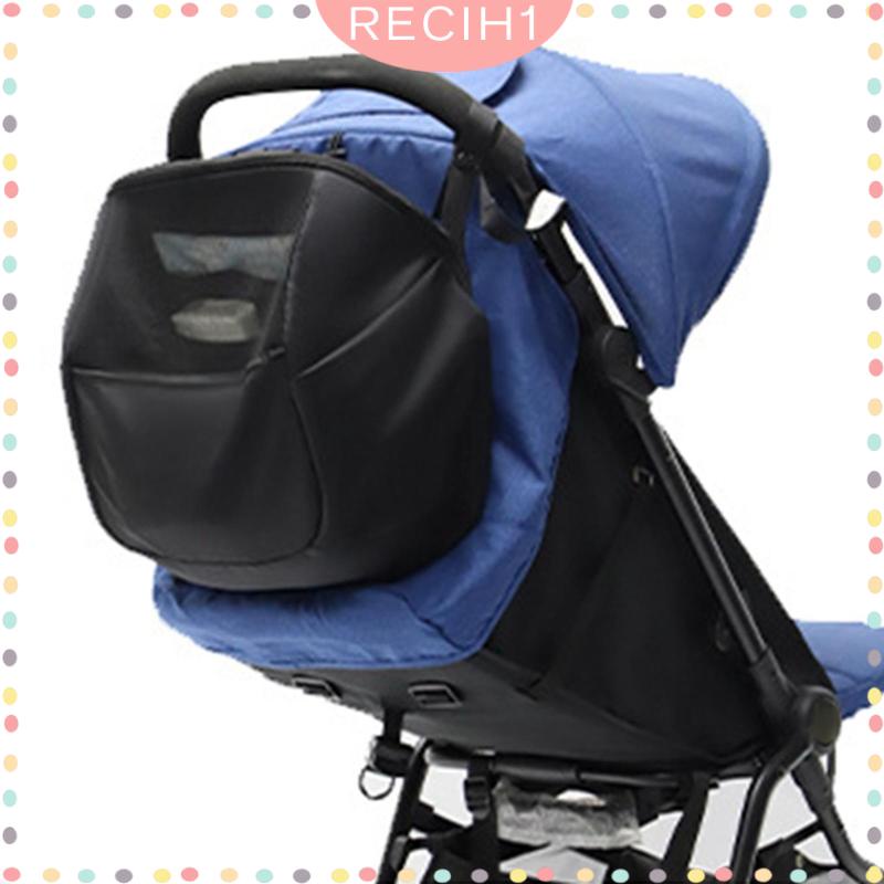 Túi Đựng Tã / Đồ Dùng Kèm Giá Đỡ Bình Nước Gắn Xe Đẩy Em Bé Tiện Dụng