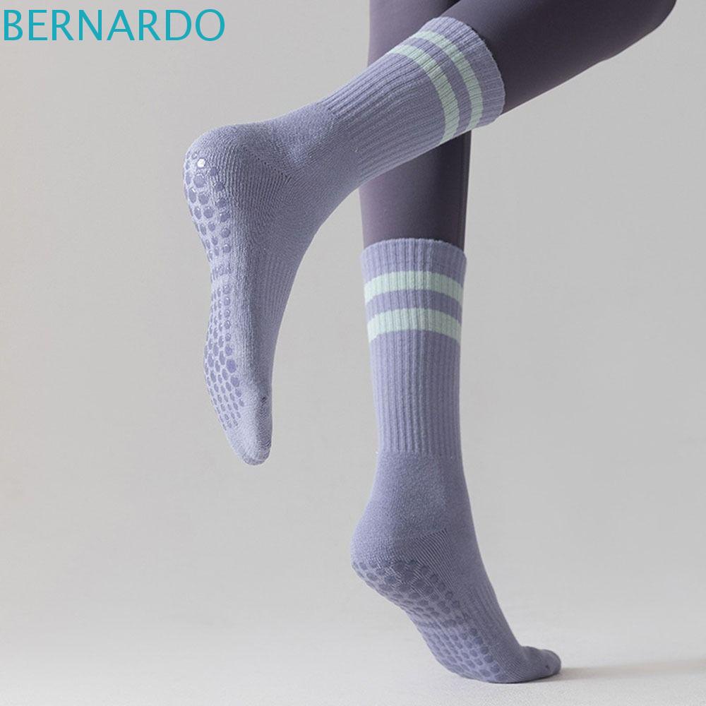 Vớ Cotton Mềm Mại Thoáng Khí Họa Tiết Kẻ Sọc Dùng Tập Yoga / Thể Thao