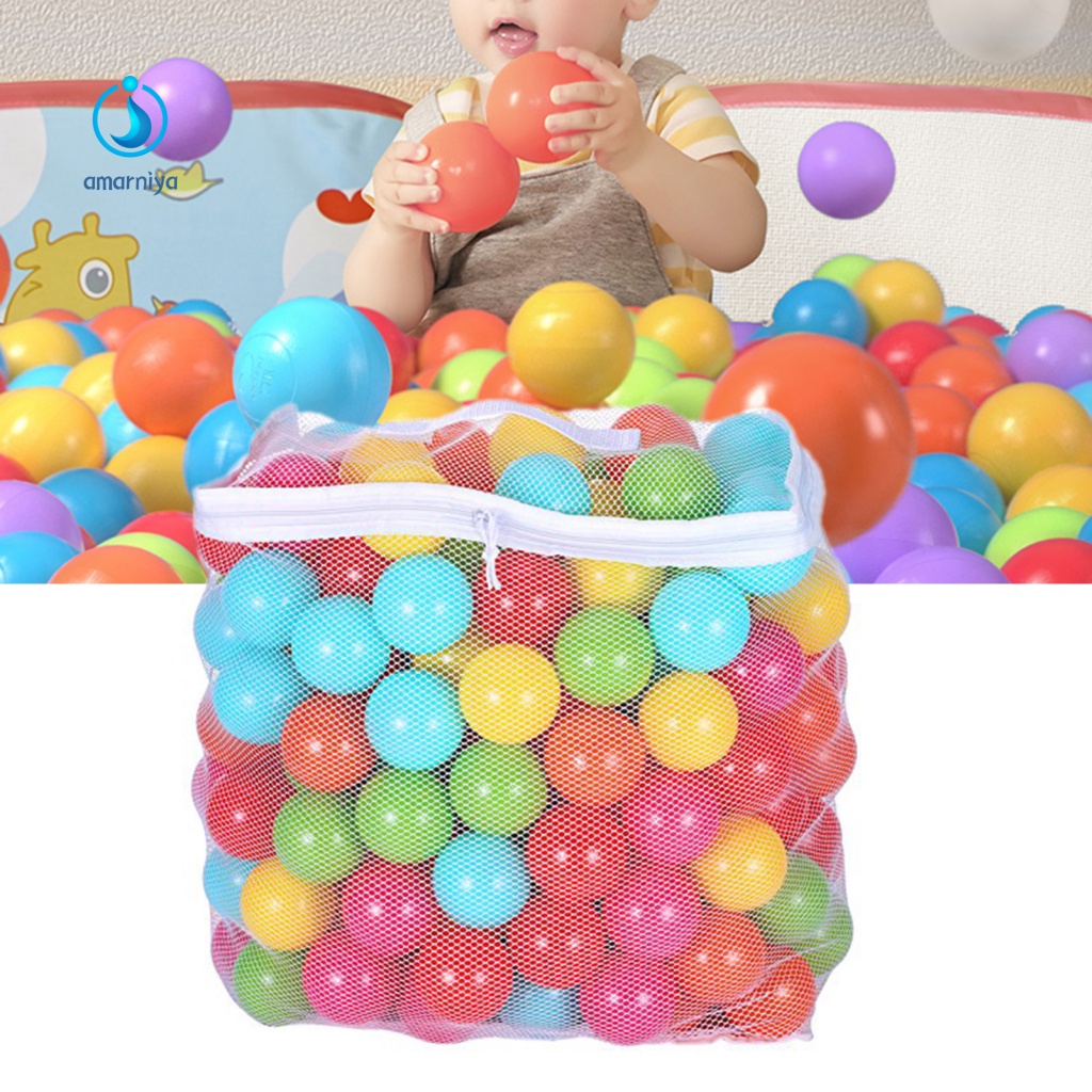 Bộ 100 Bóng Cao Su Đồ Chơi Cho Bé