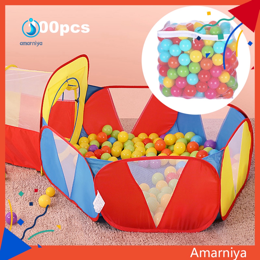 Bộ 100 Bóng Cao Su Đồ Chơi Cho Bé