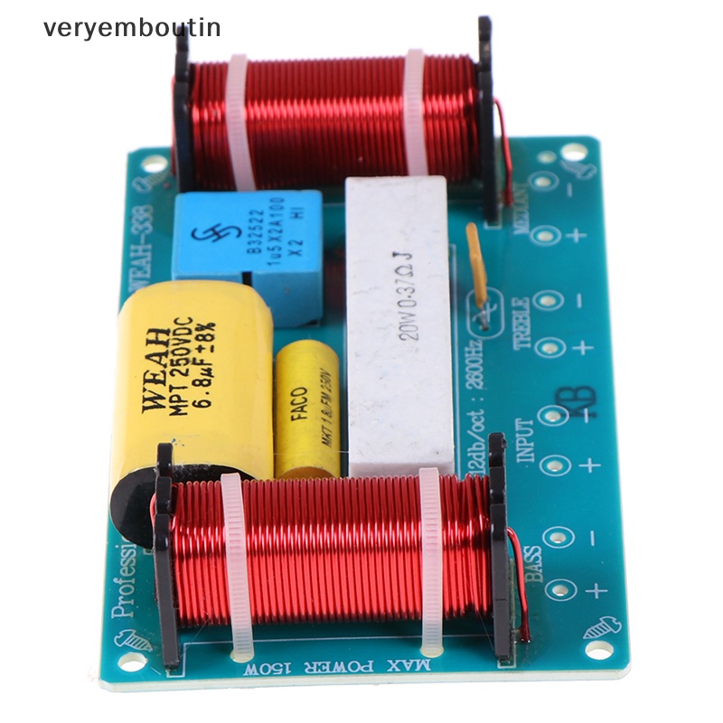 Bộ Chia Tần Số Âm Thanh Hi-Fi 3 Chiều 120W 4-8 N n n n n n