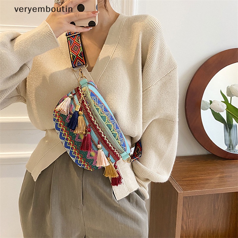 Túi Da Đeo Chéo Phối Tua Rua Phong Cách Retro Thời Trang Cho Nữ