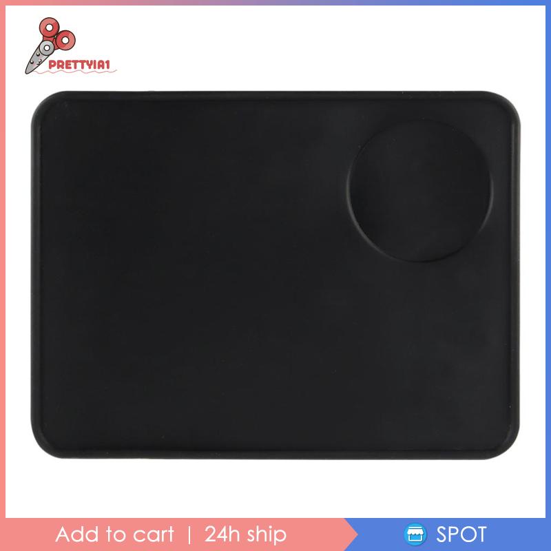 [Prettyia1] Tấm Lót Ly Bằng Silicone Cấp Thực Phẩm Chống Trượt Cho Barista