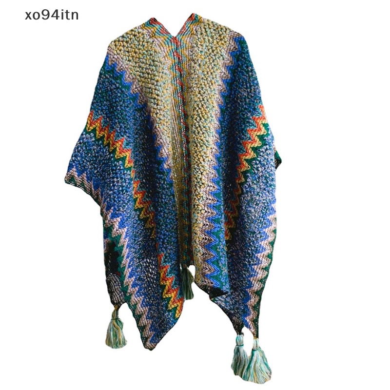 Khăn Choàng Cổ Dày Dặn Phong Cách Dân Tộc Thời Trang Thu Đông