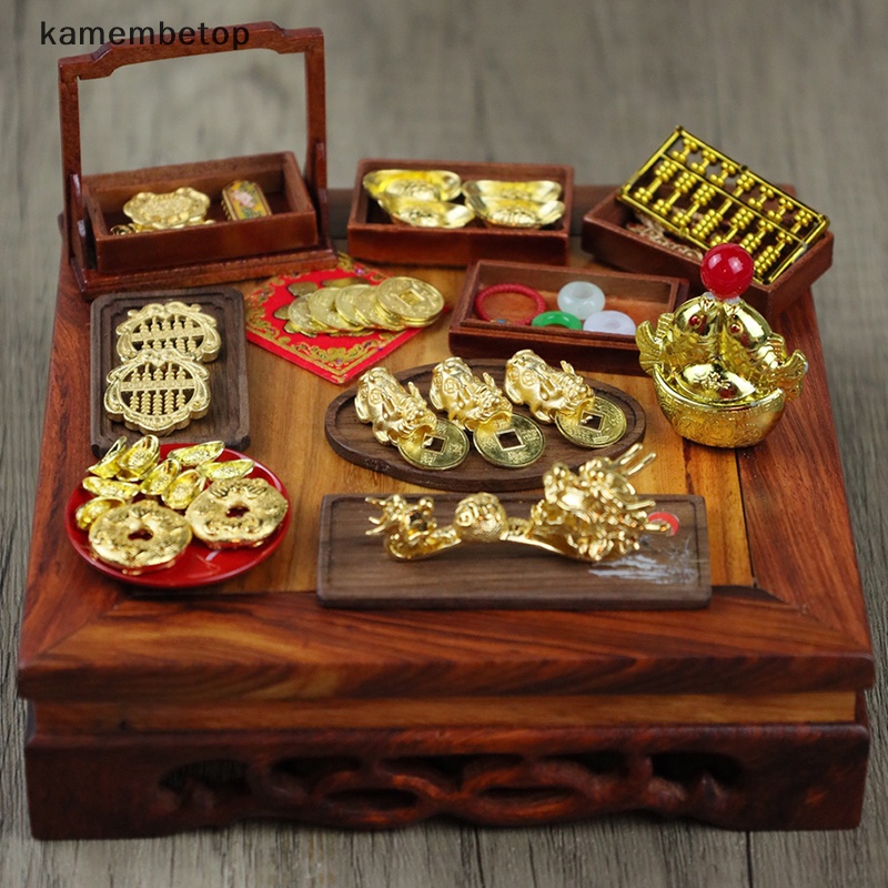 Beto Mô Hình Bàn Tính Xiupi Vàng Mini Trang Trí Nhà Búp Bê DIY