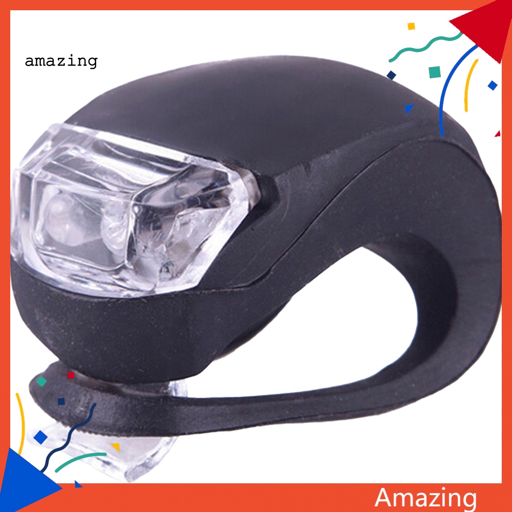 Đèn LED Silicone 3 Chế Độ Gắn Phía Sau Xe Đạp Leo Núi