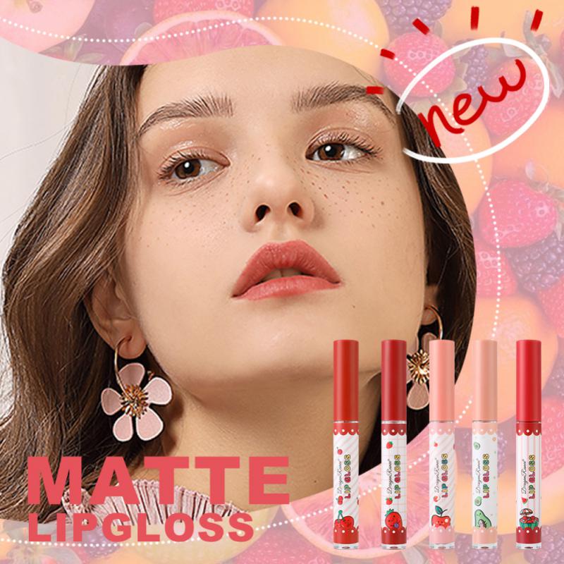 Son Môi Dạng Lỏng Dưỡng Ẩm Chống Thấm Nước Không Dính Thành Cốc Với 12 Màu Lựa Chọn