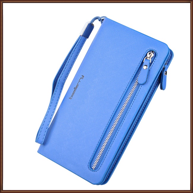 Ví Dài Đựng Điện Thoại Đa Năng Có Khóa Kéo Dành Cho Nữ