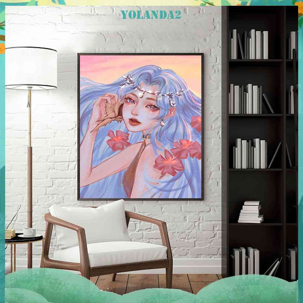 Bộ Tranh Đính Đá 5D Họa Tiết Hoạt Hình Độc Đáo DIY Dùng Trang Trí Nhà Cửa