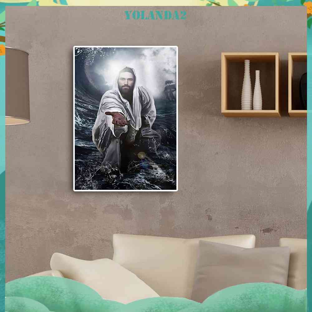 Tranh Đính Đá Kim Cương Toàn Bộ 5D DIY Hình Vẽ Người Đàn Ông Trang Trí Nhà Cửa