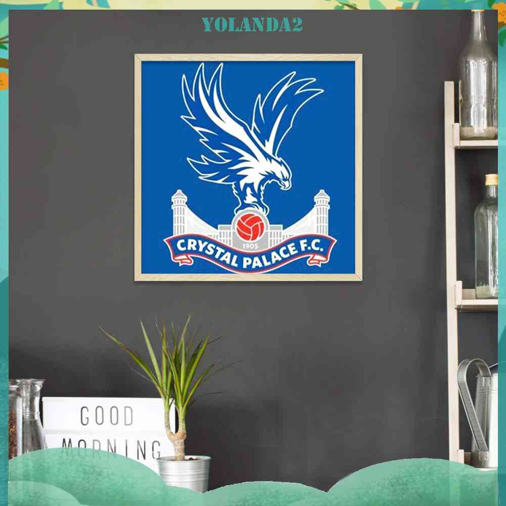 Tranh Đính Đá Kim Cương Toàn Bộ 5D DIY Hình Câu Lạc Bộ Bóng Đá