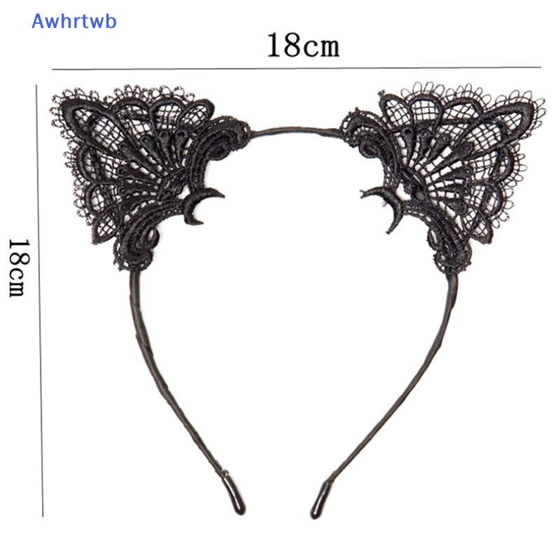 Băng Đô Tai Mèo Phối Ren Thời Trang Gợi Cảm Cho Nữ Mới