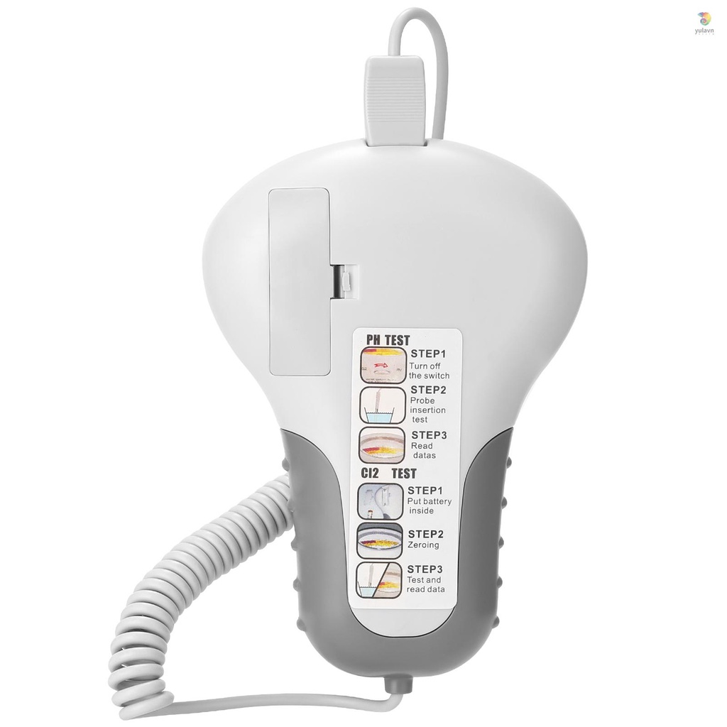 Thiết Bị Kiểm Tra Chất Lượng Nước PH Chlorine CL2 Cho Bể Cá 2 Trong 1