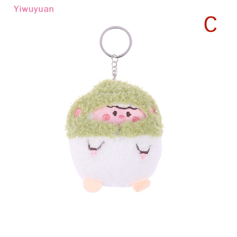 Búp Bê Nhồi Bông Hình Thỏ Gà Sáng Tạo 10CM Trang Trí Ba Lô / Móc Khóa Xe Hơi Mới