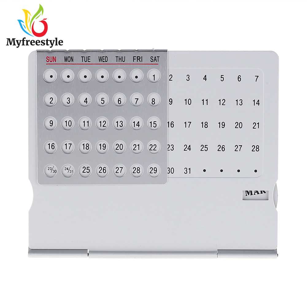 Lịch lắp ráp hợp kim nhôm có thể gập lại bền màu bạc cho đồ dùng văn phòng