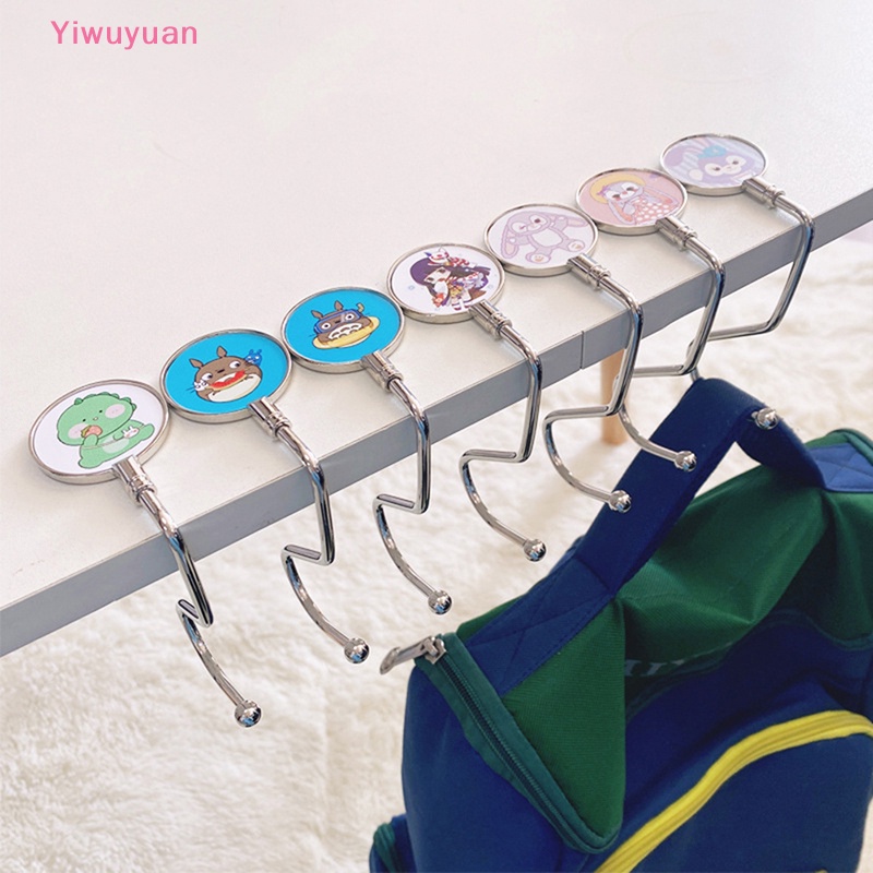 < Yiwuyuan > Móc Treo Túi Xách Để Bàn Nhiều Họa Tiết Hoạt Hình Đa Dạng Có Thể Tháo Rời Được Mới